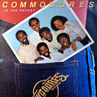 LP Commodores ‎– In The Pocket (Deska mírně ohraná s jemnými vlásenkami. Obal lehce obnošený.)