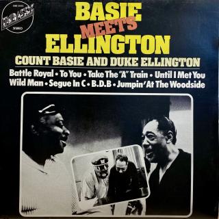 LP Count Basie And Duke Ellington ‎– Basie Meets Ellington (Deska i obal jsou v bezvadném, lesklém a krásném stavu. Pravděpodobně nehrané.)