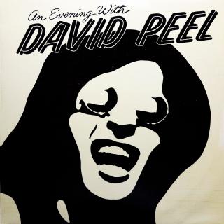 LP David Peel ‎– An Evening With (Deska jen lehce ohraná s jemnými vlásenkami. Hraje fajn, čistý zvuk. Obal ve velmi pěkném stavu.)