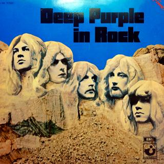 LP Deep Purple ‎– Deep Purple In Rock (Deska v dobrém stavu, jemné vlásenky a velmi lehké povrchové oděrky. Bezvadný a čistý zvuk. Obal ve velmi pěkném stavu, pár drobných oděrek.)