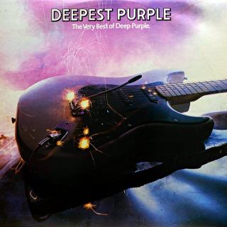 LP Deep Purple – Deepest Purple : The Very Best Of Deep Purple (Deska je ve velmi pěkném a lesklém stavu, jen pár velmi jemných povrchových oděrek. Hraje bezvadně, výborný a čistý zvuk. Obal je taky v pěkném stavu, jen lehká stopa od vlhkosti v horní část