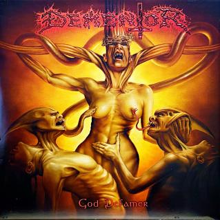 LP Dementor – God Defamer (Originální vnitřní obal s potiskem.)