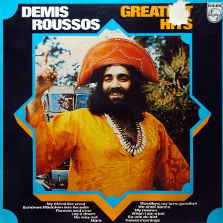 LP Demis Roussos ‎– Greatest Hits (Deska ve velmi pěkném stavu, pár jemných vlásenek. Obal má oděrku na čelní straně.)