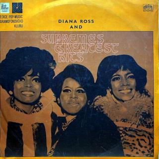 LP Diana Ross And The Supremes ‎– Supremes Greatest Hits (Deska v dobrém stavu, jen lehce ohraná s jemnými vlásenkami. Hraje fajn, velmi dobrý zvuk. Obal je trochu obnošený s ošoupanými hranami, ale potisk je z obou stran pěkný.)