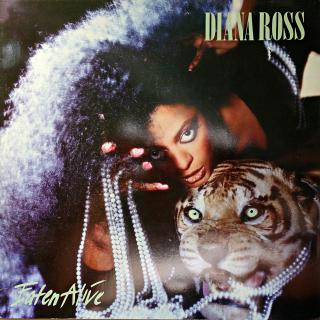 LP Diana Ross ‎– Eaten Alive (Deska mírně ohraná, jemné vlásenky a povrchové oděrky. Hraje fajn, jen mírný praskot v tichých pasážích. Obal v pěkném stavu.)