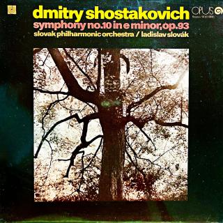 LP Dmitry Shostakovich / Ladislav Slovák – Symphony No.10 In E Minor,Op.93 (Top stav i zvuk!)