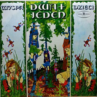 LP Dwa + Jeden ‎– Wyspa Dzieci (Deska i obal jsou ve velmi pěkném stavu. Bezvadný a čistý zvuk i v pasážích mezi skladbami.)