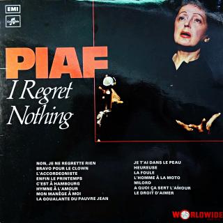 LP Edith Piaf ‎– I Regret Nothing (Deska i obal jsou v pěkném stavu, drobné stopy používání (Kompilace, India, Chanson))