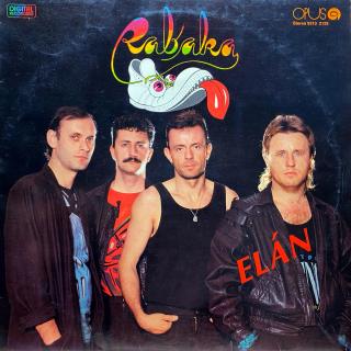 LP Elán ‎– Rabaka (Deska v pěkném stavu, jen lehce ohraná s jemnými vlásenkami. Bezvadný a čistý zvuk. Obal mírně obnošený s oděrkami na hranách (Album, Czechoslovakia, 1989, Soundtrack, Pop Rock))