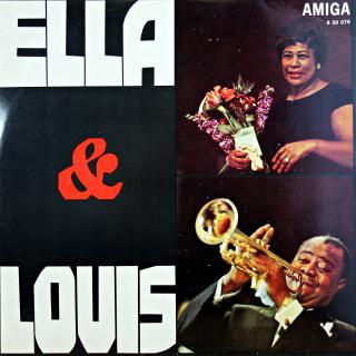LP Ella &amp; Louis ‎– Ella &amp; Louis (KOMPILACE (Germany, 1966, Jazz) DESKA V SUPER STAVU)