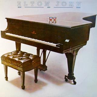 LP Elton John ‎– Here And There (Deska je trochu ohraná, vlásenky, povrchové oděrky, jemný praskot v tichých pasážích. Obal jen lehce obnošený.)