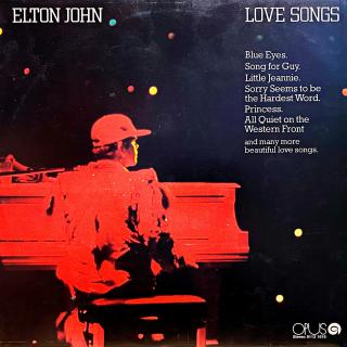 LP Elton John ‎– Love Songs (Deska i obal jsou v bezvadném a lesklém stavu. Pravděpodobně nehrané.)