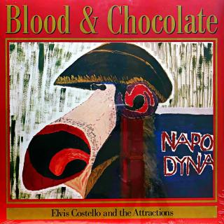 LP Elvis Costello And The Attractions – Blood &amp; Chocolate (Nové a stále zatavené ve fólii - perfektní stav.)