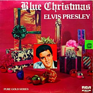 LP Elvis Presley – Blue Christmas (Deska je ohraná. Originální vnitřní obal s potiskem.)