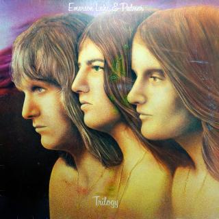 LP Emerson Lake &amp; Palmer ‎– Trilogy (Deska mírně ohraná s vlásenkami, mírný praskot v tichých pasážích. Rozevírací obal také mírně obnošený s lehkými oděrkami.)