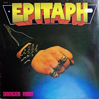 LP Epitaph ‎– Danger Man (Deska v pěkném stavu, pouze velmi jemné vlásenky proti světlu. Na čelní straně obalu cenovka, na zadní stopa po stržené cenovce. Jinak pěkný stav.)