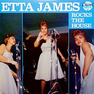 LP Etta James ‎– Rocks The House (Na desce dvě krátké lehké povrchové oděrky, jinak krásný stav. Zvuk je bezvadný a čistý. Obal také ve velmi dobrém stavu, pouze lehce ohnutý jeden roh.)