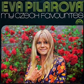 LP Eva Pilarová – My Czech Favourites (Deska je v pěkném a lesklém stavu s jemnými vlásenkami. Zvuk je bezvadný a čistý i v tichých pasážích. Obal v perfektní kondici.)