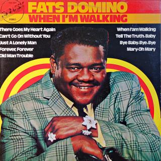 LP Fats Domino ‎– When I'm Walking (Deska mírně ohraná s jemnými vlásenkami. Obal trochu obnošený.)