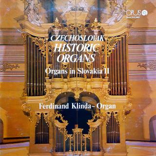 LP Ferdinand Klinda ‎– Czechoslovak Historic Organs / Organs In Slovakia II. (Deska jen lehce ohraná s jemnými vlásenkami. Obal taky jen lehce obnošený.)