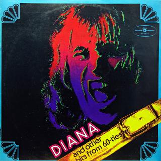 LP Flying Saucers ‎– Diana And Other Hits From 60-ties (Deska je mírně ohraná, jemné vlásenky a drobné lehké povrchové oděrky. Hraje fajn, jen mírný praskot v tichých pasážích. Obal je v krásném stavu (Album, Poland, 1976, Rock &amp; Roll, Rockabilly))