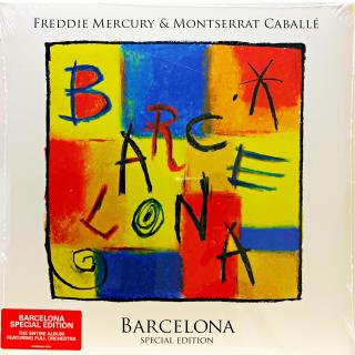 LP Freddie Mercury &amp; Montserrat Caballé – Barcelona (Nové a stále zatavené ve fólii - perfektní stav.)