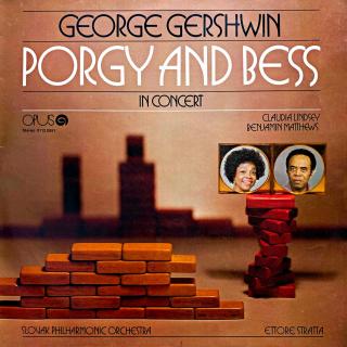 LP George Gershwin - Porgy And Bess - In Concert (Deska i obal jsou v krásném a lesklém stavu, pouze velmi lehké stopy používání.)