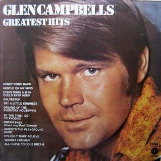 LP Glen Campbell ‎– Glen Campbell's Greatest Hits (UK, 1971, Country Rock, Country)