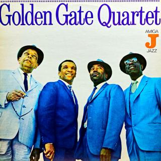 LP Golden Gate Quartet – Golden Gate Quartet (Deska jen lehce ohraná, pár vlásenek. Místy mírný praskot v záznamu. Obal v pěkném stavu, jen lehké stopy používání.)