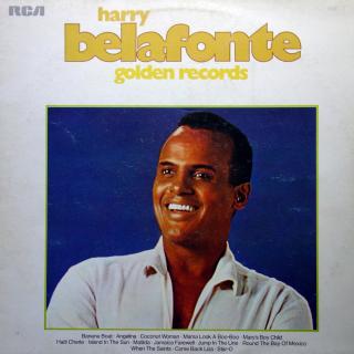 LP Harry Belafonte ‎– Golden Records - Die Grossen Erfolge (KOMPILACE (Germany, 1963, Calypso, Latin Jazz, Easy Listening) DESKA VÍCE POŠKRÁBANÁ, ALE ZVUK OK JEN S LUPANCI)