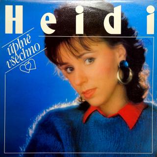 LP Heidi ‎– Úplně Všechno (Deska i obal jsou ve velmi pěkném stavu, pár jemných vlásenek.)