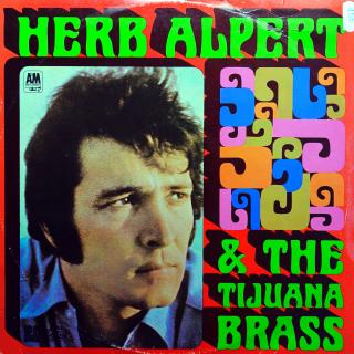 LP Herb Alpert &amp; The Tijuana Brass ‎– Herb Alpert &amp; The Tijuana Brass (Deska lehce ohraná s jemnými vlásenkami. Obal je hodně obnošený s obroušenými hranami.)