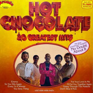 LP Hot Chocolate ‎– 20 Greatest Hits (Povrchové oděrky ve skladbě A1, ale hraje bezvadně. Kromě toho je deska i obal v krásném stavu. )
