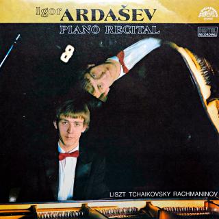 LP Igor Ardašev, Liszt, Tchaikovsky, Rachmaninoff ‎– Piano Recital (Deska je v krásném stavu. Obal má ohnutý jeden roh, jinak taky krásný stav.)