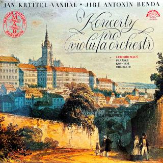 LP J. K. Vaňhal, J. A. Benda – Koncerty pro violu a orchestr (Top stav i zvuk!)