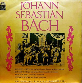 LP J. S. Bach / Ars Rediviva, Milan Munclinger – Concertos, Adagio, Sinfonia (Velmi pěkný stav i zvuk!)