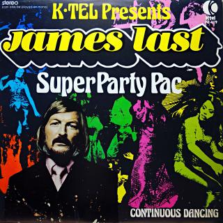 LP James Last ‎– Super Party Pac - Continuous Dancing (Deska je v pěkném stavu, jen lehké stopy používání. Obal v perfektní kondici.)