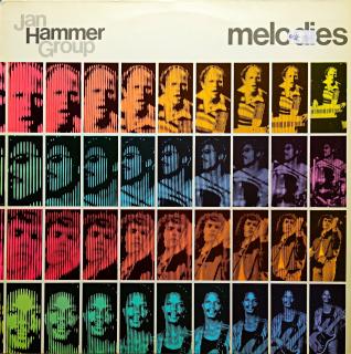 LP Jan Hammer Group ‎– Melodies (Deska mírně ohraná, jemné vlásenky a jeden lehký povrchový škrábanec, ale nejde nic slyšet. Hraje bezvadně, čistý zvuk. Obal ve velmi pěkném stavu, cenovka na čelní straně.)