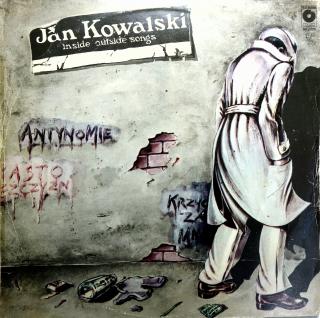 LP Jan Kowalski ‎– Inside Outside Songs (Deska v pěkném stavu, pouze velmi jemné vlásenky. Obal je trochu obnošený, hřbet spravený lep. páskou.)