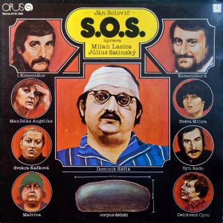 LP Ján Solovič &amp; Milan Lasica Julius Satinský ‎– S.O.S (Deska i obal jsou v krásném stavu.)