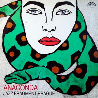 LP Jazz Fragment Prague ‎– Anaconda (Deska mírně ohraná s jemnými vlásenkami. Mírný praskot v tichých pasážích. Obal lehce obnošený.)