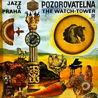 LP Jazz Q Praha ‎– Pozorovatelna (The Watch-Tower) (Deska je hodně ohraná, mnoho vlásenek i povrchové oděrky. Hraje s mírným praskotem a na začátku i mírným šelestem, v tišších pasážích praskot výraznější. Obal má hranu spravenou páskou viz fotky, kromě t