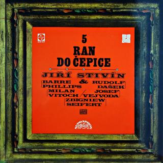 LP Jiří Stivín &amp; Co. Jazz System ‎– 5 Ran Do Čepice (Včetně rozevírací přílohy s fotkami. Top stav i zvuk!)