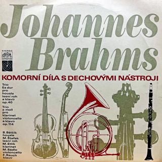 LP Johannes Brahms, Bruno Bělčík, Miroslav Štefek – Trio Es Dur - Trio A Moll (Top stav i zvuk!)