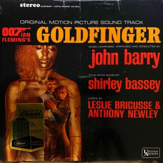 LP John Barry – Goldfinger (Original Motion Picture Sound Track) (Nové a stále zatavené ve fólii - perfektní stav.)