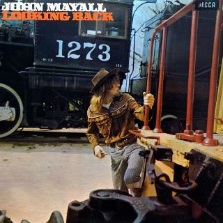 LP John Mayall ‎– Looking Back (Deska je v dobrém stavu, jen lehce ohraná s jemnými vlásenkami. Hraje velmi dobře, mírný praskot v pasážích mezi skladbami. Rozevírací obal v pěkném stavu, jen lehké stopy používání.)