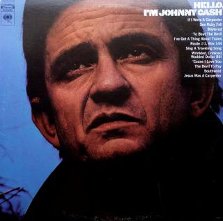 LP Johnny Cash ‎– Hello, I'm Johnny Cash (US, 1970, Country, DESKA V SUPER STAVU)