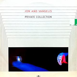 LP Jon And Vangelis – Private Collection (Deska je lehce ohraná s jemnými vlásenkami. Hraje bezvadně, výborný zvuk. Obal je v krásném stavu. Orig. vnitřní obal s potiskem.)