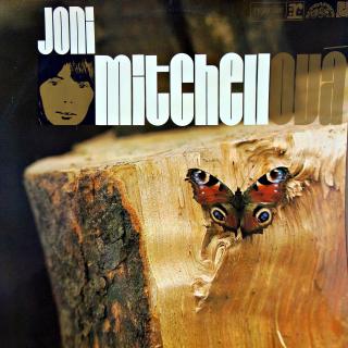 LP Joni Mitchell ‎– Joni Mitchellová (Deska je mírně ohraná s vlásenkami. Mírný praskot v záznamu. Rozevírací obal je lehce obnošený, drobné nečistoty a kousek (2 cm) natržená hrana.)