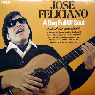 LP José Feliciano ‎– A Bag Full Of Soul (Album, UK, 1970, Rock, Latin, Blues, Folk, World, &amp; Country)